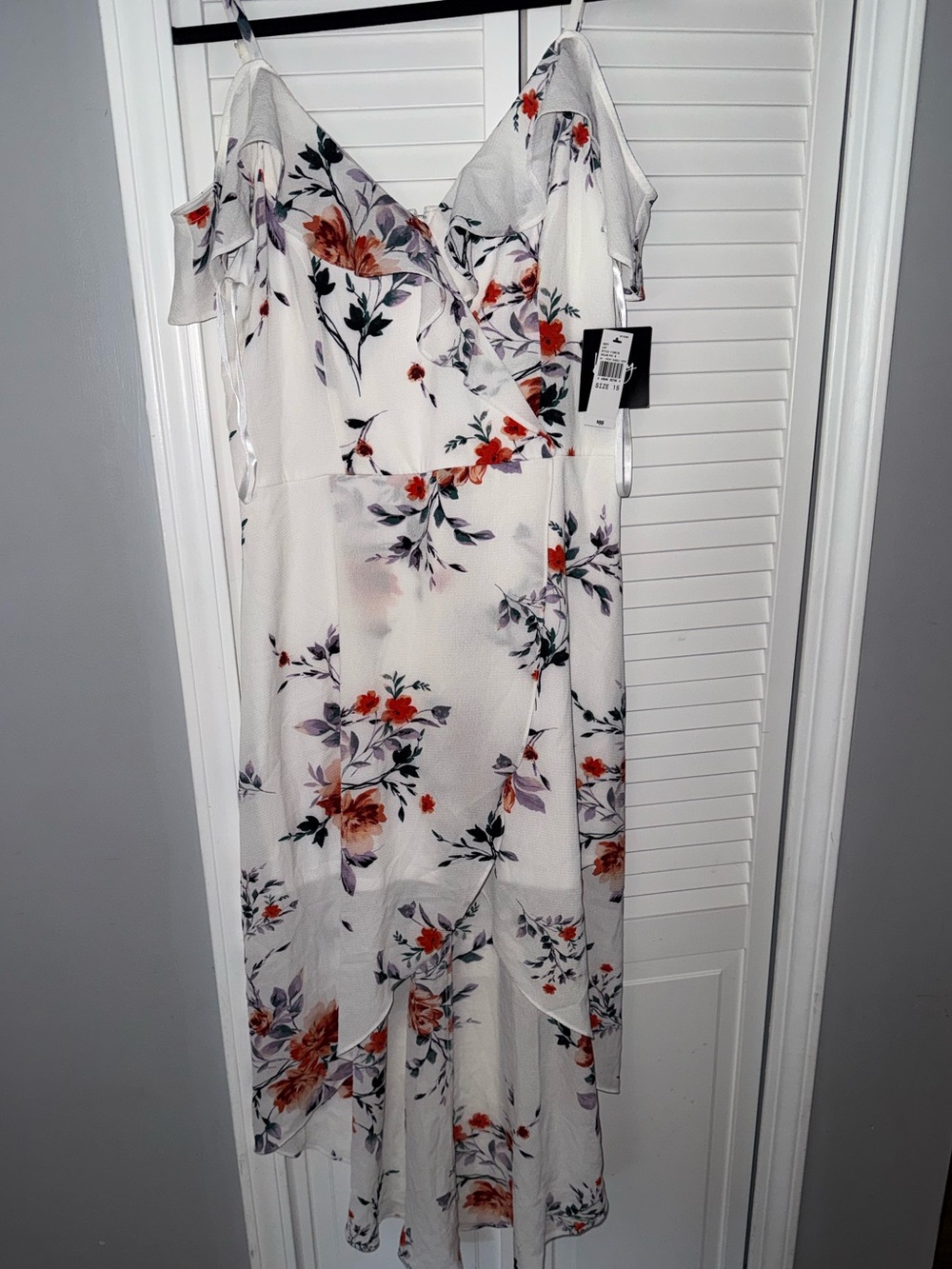 NWT by & by Floral High Low Dress Juniors 15